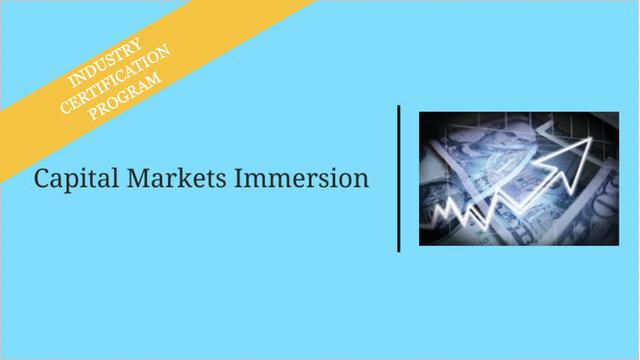 Capital Markets Immersion